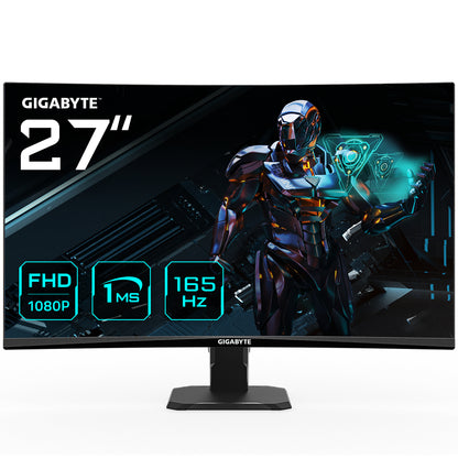 Monitor Gamer Gigabyte GS27F SS IPS FHD 1920x1080 1ms MPRT 170Hz HDR HDMI DP Negro