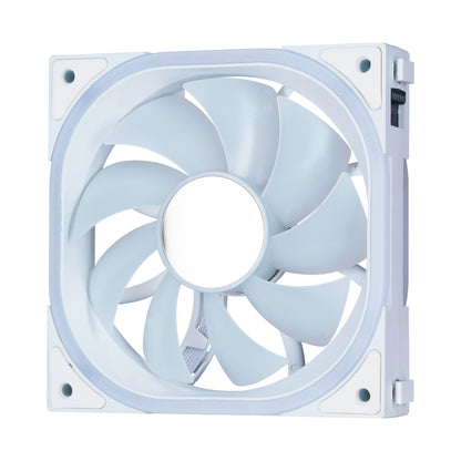 VENTILADOR VORAGO MODULAR GAME FACTOR FG500 120MM 58 CFM 1900 RPM RGB COMPATIBLE CON FKG500 BLANCO