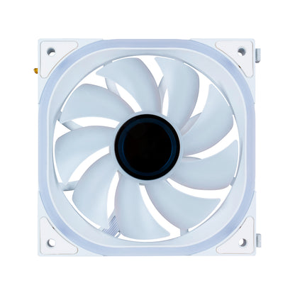 VENTILADOR VORAGO MODULAR GAME FACTOR FG500 120MM 58 CFM 1900 RPM RGB COMPATIBLE CON FKG500 BLANCO