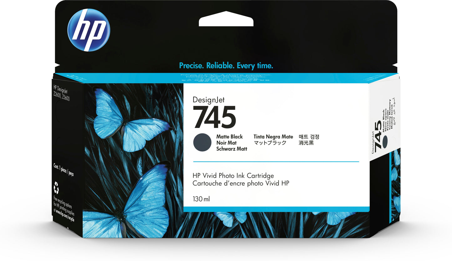 TINTA HP LF 745 NEGRO MATE 130ML