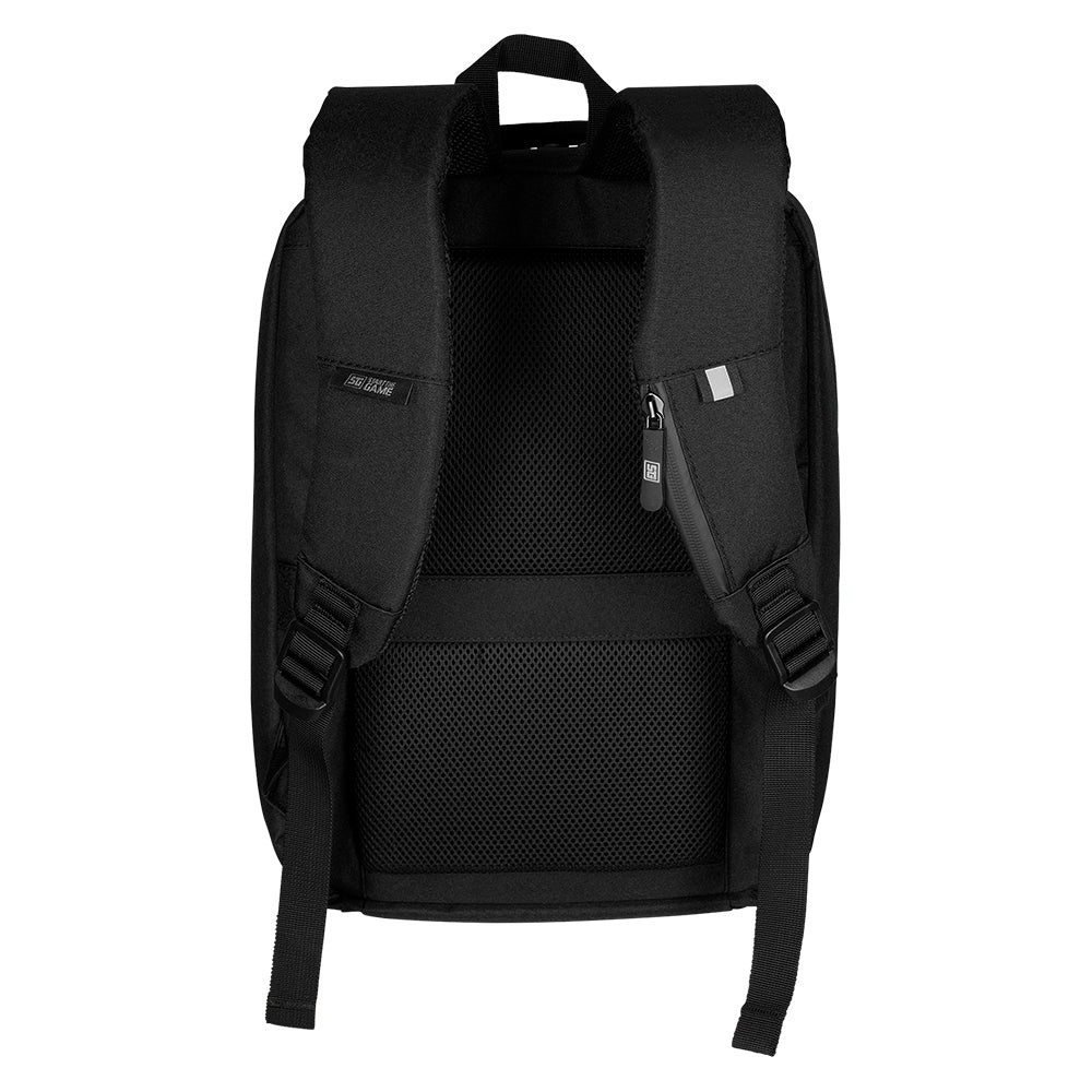 Mochila Vorago BP-500 15.6"  Start The Game Iluminación RGB App Configurable USB Color Negro