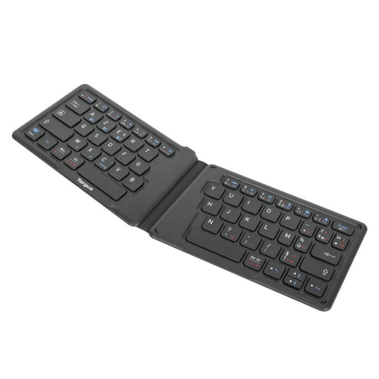 TECLADO TARGUS ANTIMICROBIAL BLUETOOTH PLEGABLE ERGONOMICO NEGRO