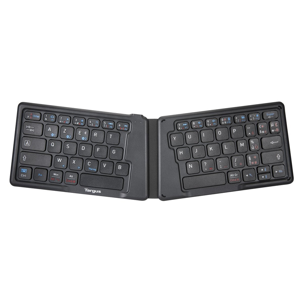 TECLADO TARGUS ANTIMICROBIAL BLUETOOTH PLEGABLE ERGONOMICO NEGRO