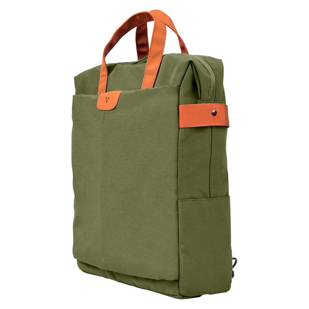 MOCHILA VORAGO BP-301 VINTAGE DOBLE USO LAPTOP 15 6 VERDE