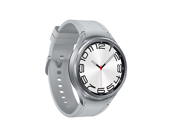 Watch 6 Clasico Samsung Galaxy Bluetooth Pantalla Super AMOLED 1.5" 47mm Resolución 480x480 Color Plata