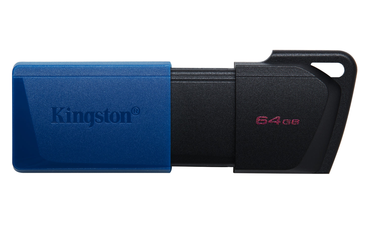 USB 3.2 MEMORIA KINGSTON 64GB DT EXODIA M TAPA DESLIZABLE (NEGRA-