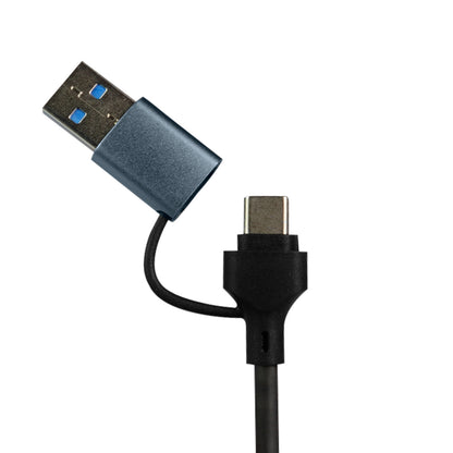 CONCENTRADOR HUB VORAGO HU-205 SLIM 3 TIPO C + 1 USB 3.0 ADAPTADOR