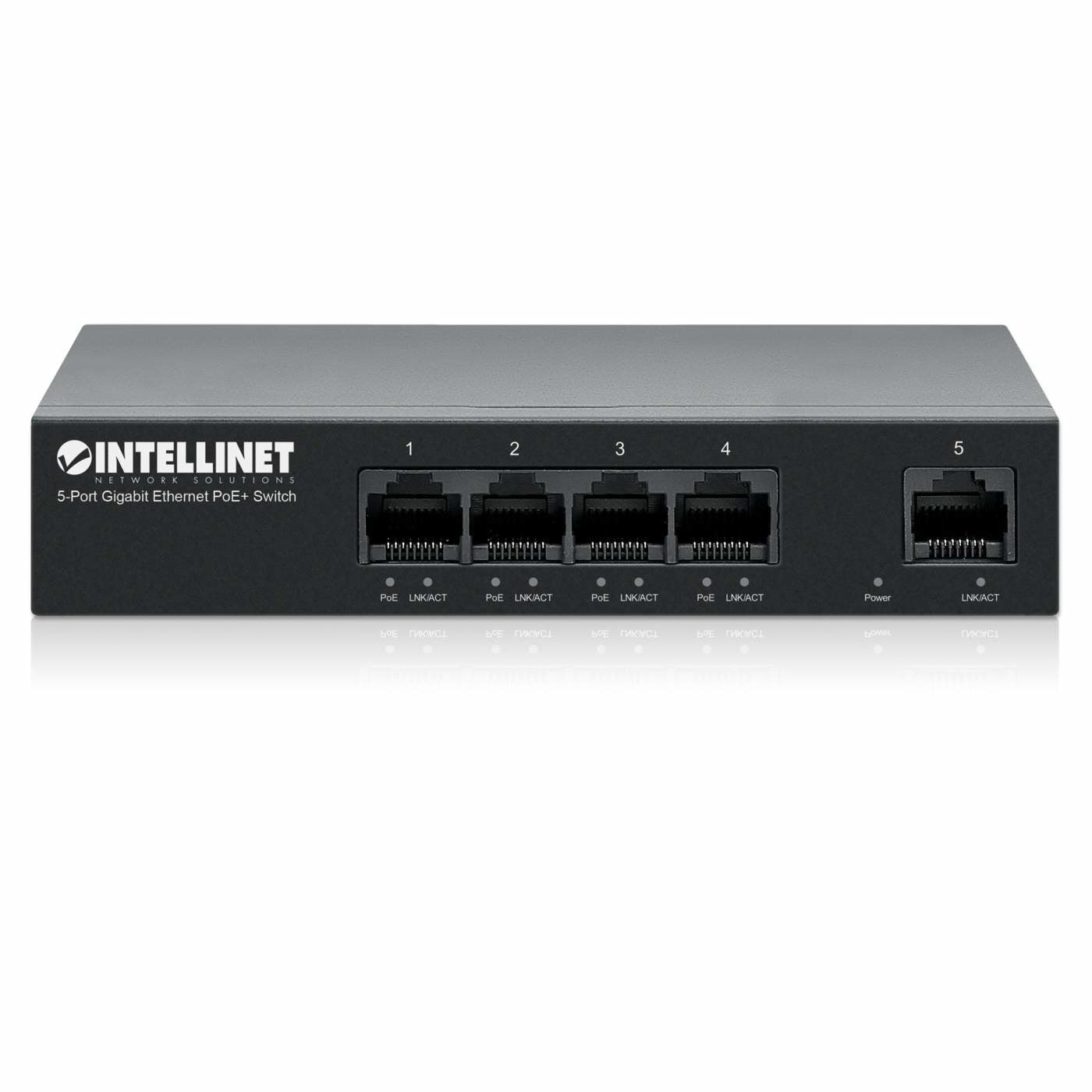 PoE Switch Intellinet GB  5 ptos 30W pto 40W