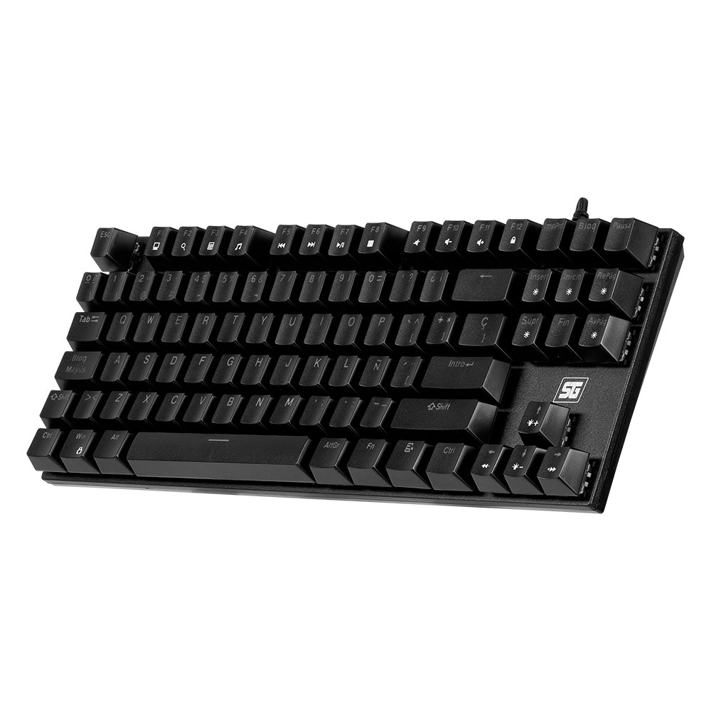 TECLADO VORAGO START THE GAME KB-600 MECANICO TKL RGB RAINBOW SOFTWARE NEGRO