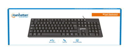 Teclado MANHATTAN MX USB Cableado