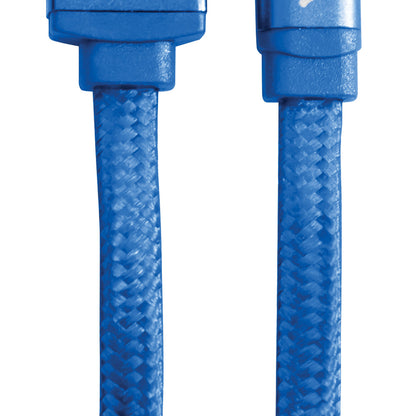 CABLE VORAGO CAB-119 AZUL USB APPLE LIGHTNING 1 METRO AZUL BOLSA