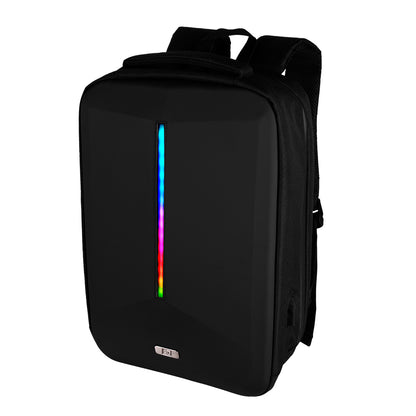 Mochila Vorago BP-500 15.6"  Start The Game Iluminación RGB App Configurable USB Color Negro