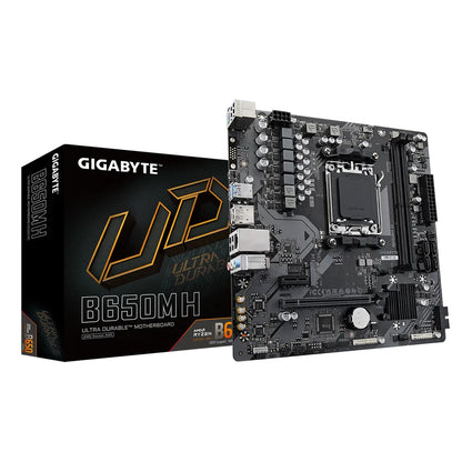 Tarjeta Madre Gigabyte B650M H 2xDDR5 128GB 6400Mhz HDMI DP M.2 PCIe 4.0 S AM5 Ryzen mATX