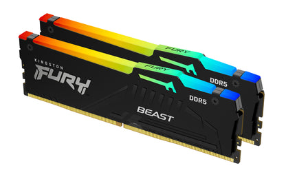 Kit de Memoria (de escritorio) Kingston Fury Beast 64 GB (2x32 GB) 5200MT/s DDR5 CL36 RGB