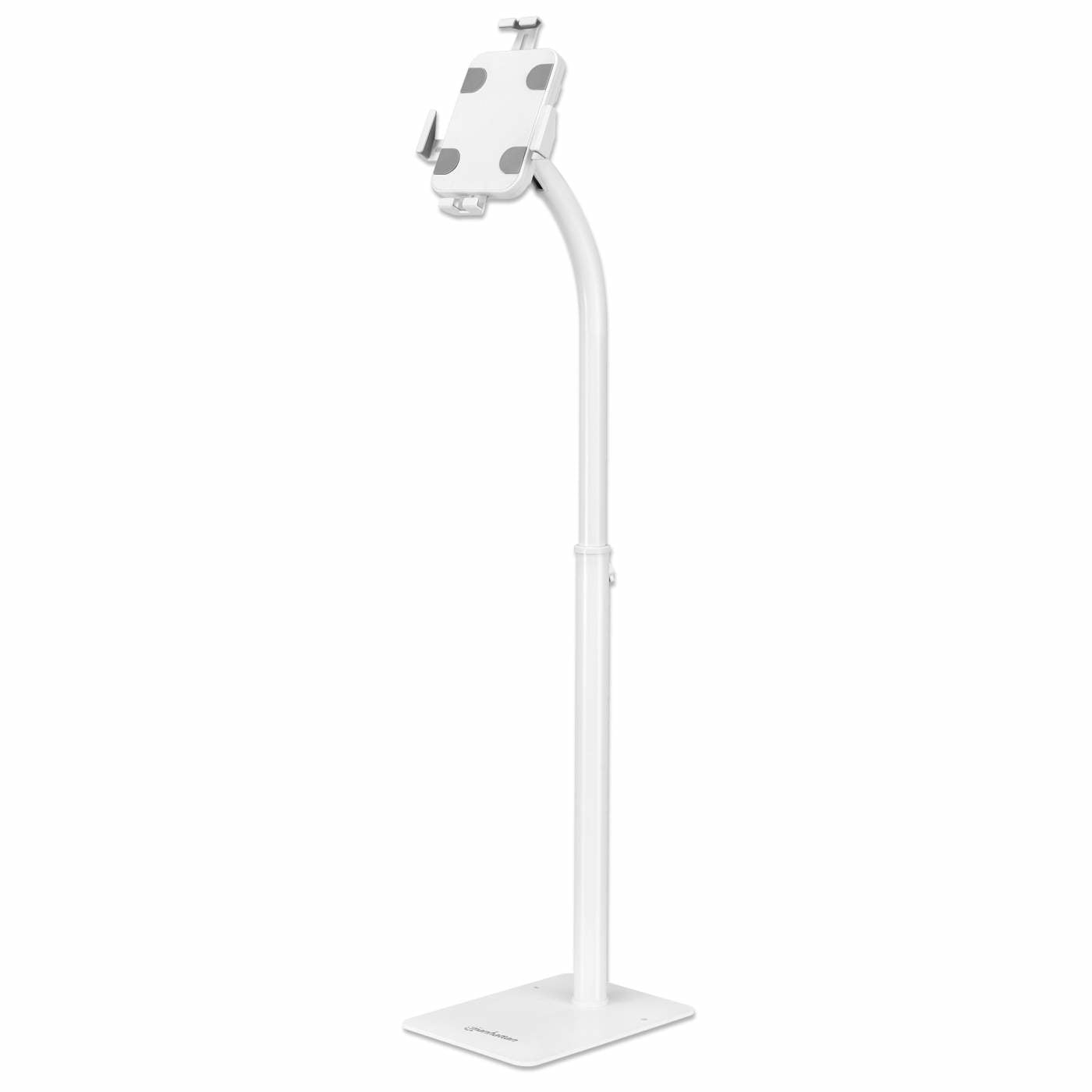 SOPORTE PISO TABLETA 7.9 A 11 ANTIRROBO ROTACION BLANCO