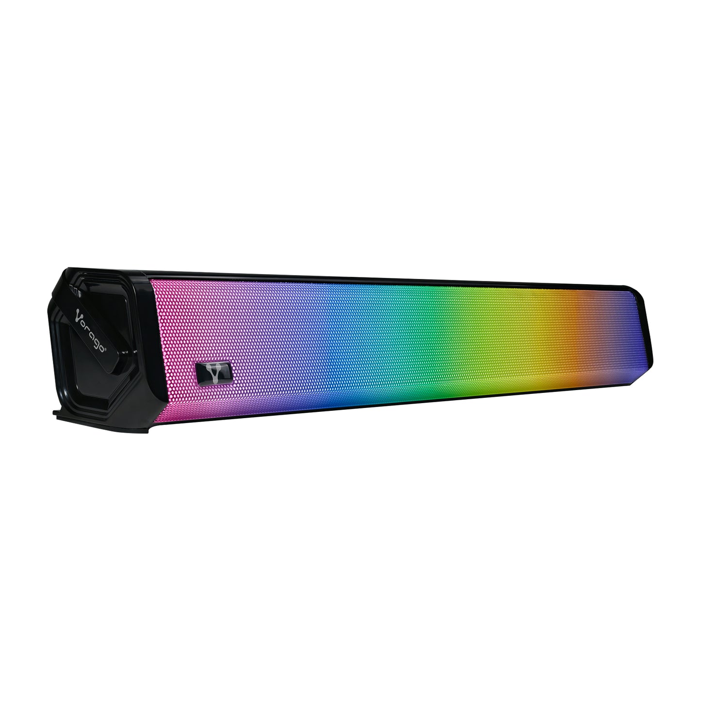 BOCINA VORAGO BSP-320 BLUETOOTH / 5Wx2 /  3.5MM / USB / ILUMINACION RGB / NEGRO