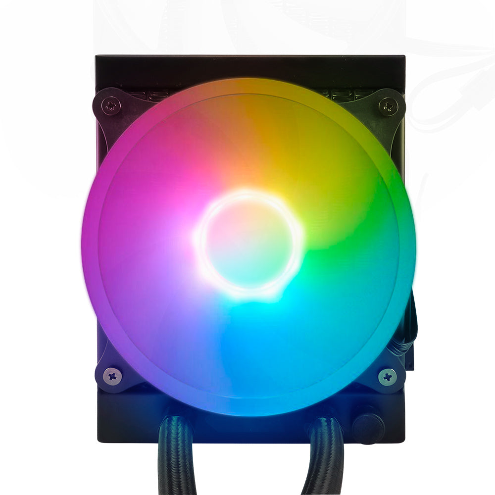 Enfriamiento Líquido Game Factor LQG501 120mm RGB TDP 150W 1 Ventilador 70 CFM Color Negro