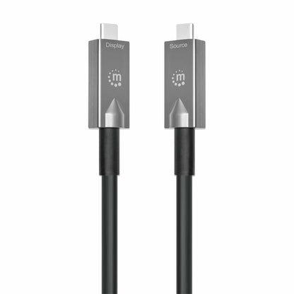 Cable USB-C MANHATTAN V3.2 C-C  7.5M 10Gbps 60W