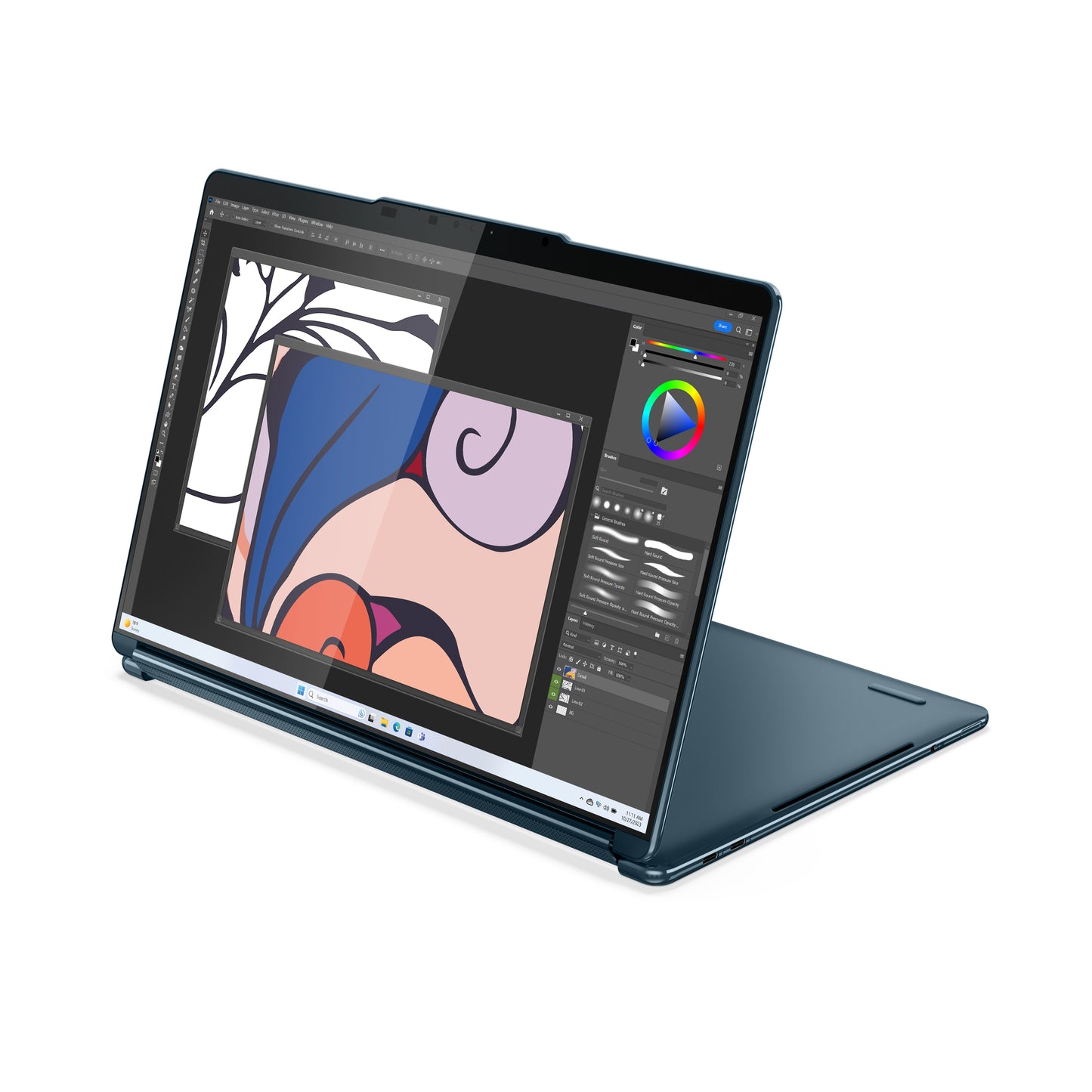 Lenovo Yoga Book 9, Intel Ultra 7 155U (3.8Ghz, 12MB), 13.3" 2880x1800 touch, 16GB, 1TB SSD,W11H, 1Y