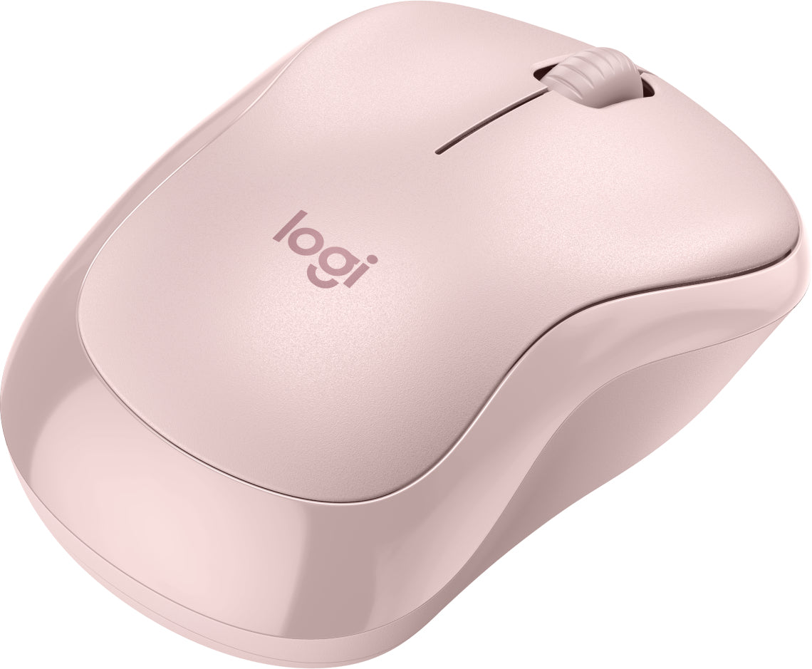 Mouse Logitech M240 Óptico Inalámbrico Click Silencioso Bluetooth USB 100dpi Color Rosa