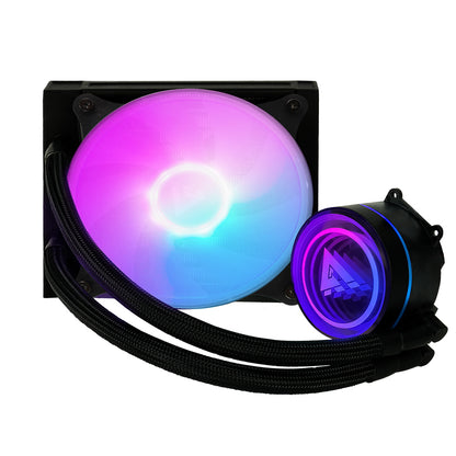 Enfriamiento Líquido Game Factor LQG501 120mm RGB TDP 150W 1 Ventilador 70 CFM Color Negro