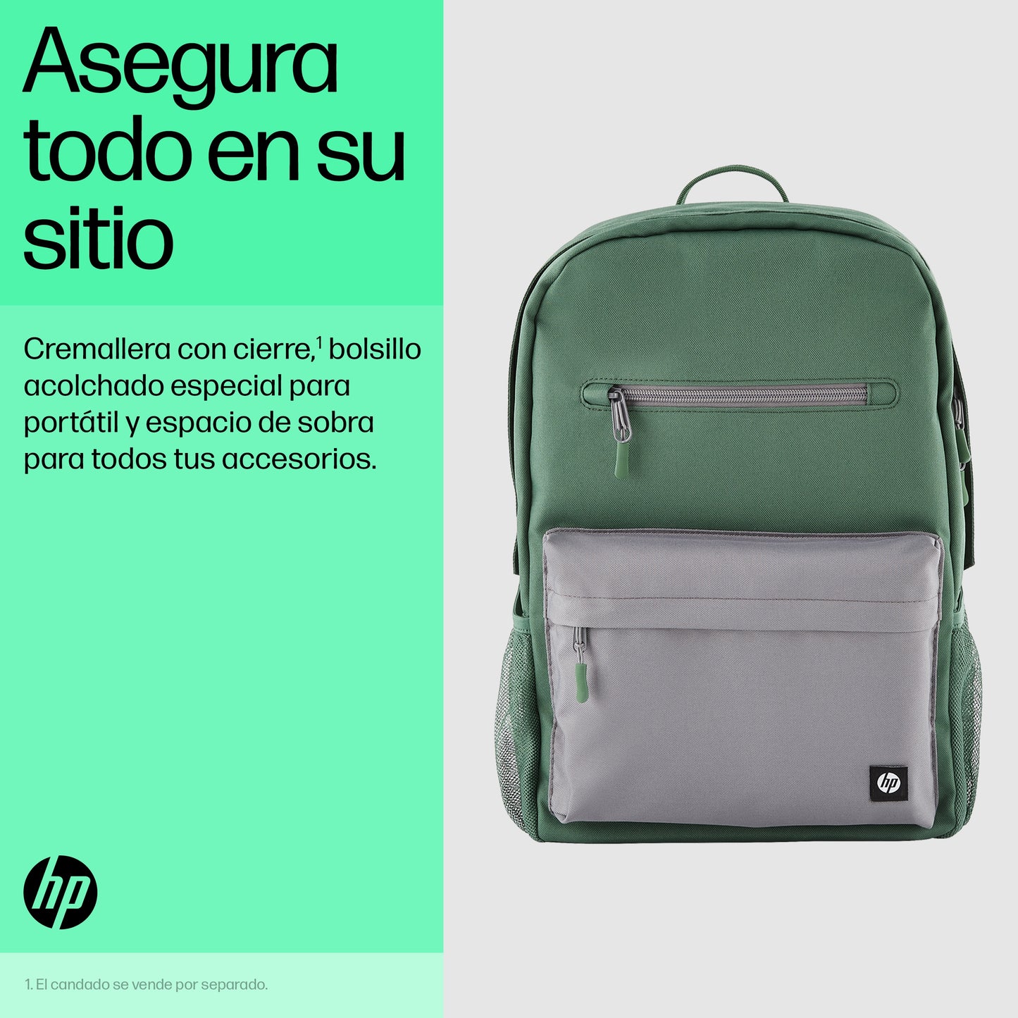 Mochila HP Campus Green 15.6