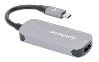 Docking Manhattan USB-C  3 Ptos HDMI 4K 60Hz USB-C