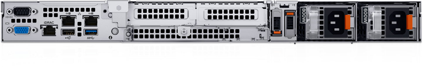 Servidor Dell PowerEdge R360 + Intel Xeon E-2436 6C/12T + 1x16GB 5600MT/s + 1x2TB 3.5 + PERC H355 + 3 Years Basic NBD