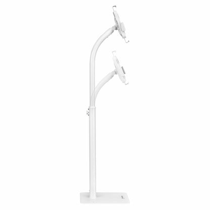 SOPORTE PISO TABLETA 7.9 A 11 ANTIRROBO ROTACION BLANCO