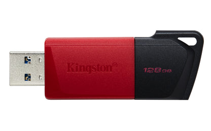 USB 3.2 MEMORIA KINGSTON 128GB DT EXODIA M TAPA DESLIZABLE (NEGRA-