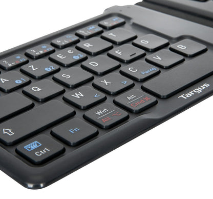 TECLADO TARGUS ANTIMICROBIAL BLUETOOTH PLEGABLE ERGONOMICO NEGRO