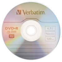 DVD+R Verbatim Life Series 16X 4.7GB 100Pk Spindle