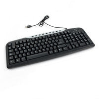 Teclado VERBATIM Multimedia Alámbrico USB - Negro