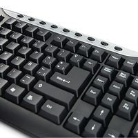 Teclado VERBATIM Multimedia Alámbrico USB - Negro