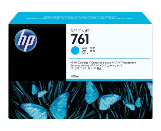 HP 761 400ML CYAN INK CARTRIDGE  CM994A